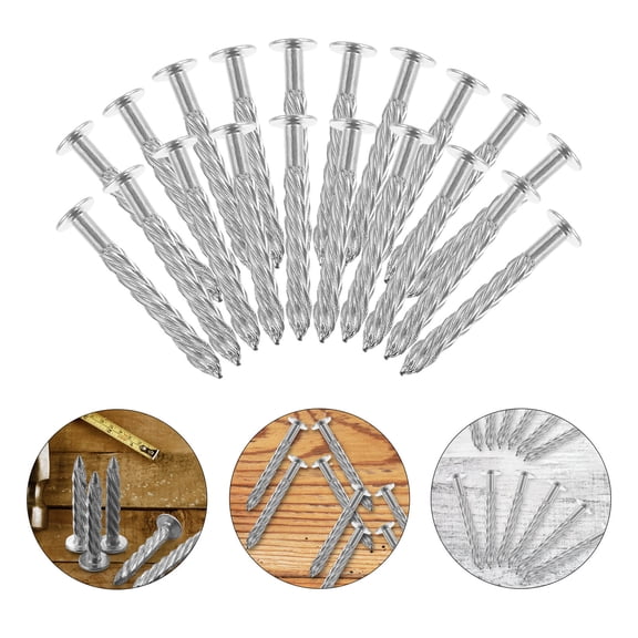 PBPBOX 100pcs Nails for DIY Screw Nail M8x70 Stainless Steel for Innovative Design and Home Projects