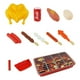 thumbnail image 1 of Barbacoa para bebé, juego de cocina, juguetes para niños, utensilios de cocina, comida, barbacoa, papel, 1 of 5