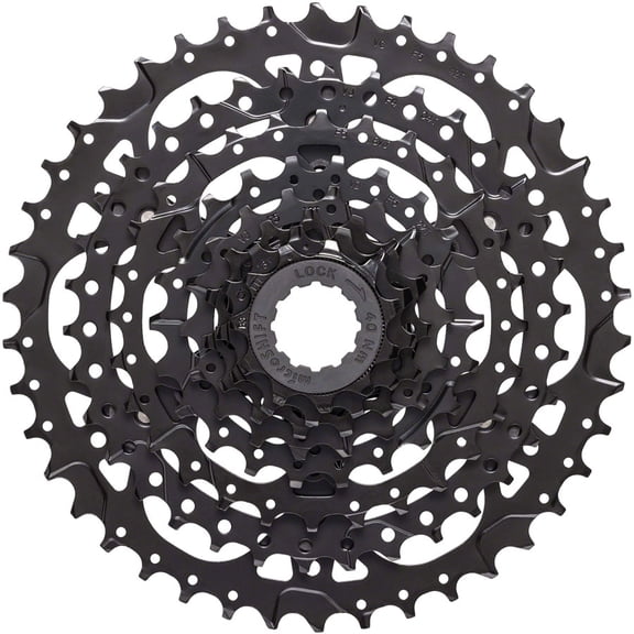 microSHIFT Acolyte Cassette - 8 Speed, 11-42t, Black, ED Coated