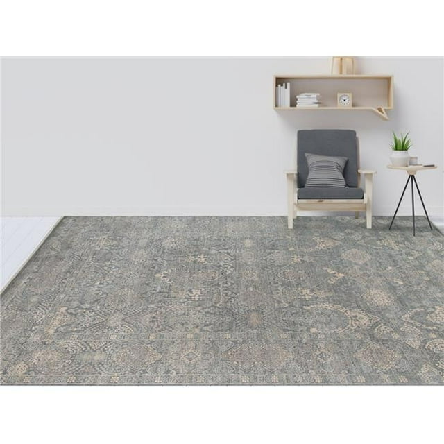 Amer Rug SAP30203 Sapphire Forest Gray Hand-Knotted Accent Rug - 2 x 3 ft.