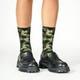 thumbnail image 4 of Honeii Camouflage Dinosaur Print Children's Colorful Socks,Unisex Kids and Toddlers' Cushioned Sock,Kids Athletic Crew Socks,for Everyday Wear and Sports, 4 of 5