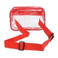 Clear Sling Bag Waterproof Large Capacity Adjustable Strap Transparent