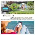 thumbnail image 2 of Smart WiFi Water Timer,Sprinkler Timer with BT Hub,2 Outlets Bluetooth Wireless Irrigation Timer ,Easy to Set Up, 2 of 6