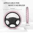 thumbnail image 3 of Cauagu Cute puppy Print Car Steering Wheel Cover - Universal Car Accessory for Diverse Cars for Steering Wheel with a Diameter of 14.5"-15", 3 of 6