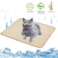 thumbnail image 6 of Pet Cooling Mat, Summer Dog Cooling Mat Washable Self Cool Pad for Small Dogs and Cats, Portable Breathable Pet Sleeping Pad for Crate, Bed, Indoor & Outdoor Floor, 6 of 8