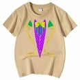 thumbnail image 4 of AJIWYH T-Shirts à Manches Courtes pour Enfants, Chemise Décontractée Imprimée à Col Rond pour Filles, Polo à Manches Courtes pour Filles de 3-4 Ans, Kaki, 4 of 4