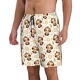 thumbnail image 2 of Goofa Sloth Yoga Printed Mens Swim Trunks Summer Quick Dry Short Beach Swimwear Bathing Suits-Large, 2 of 9