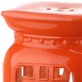 thumbnail image 3 of Safavieh Beijing Filigree Indoor/Outdoor Garden Patio Stool, Orange, 3 of 4