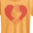 thumbnail image 3 of The Grinch - Grinch Heart - Women's Short Sleeve Graphic T-Shirt, 3 of 6