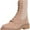 Sesame, variant on Sam Edelman Lydell Sesame Block Heel Round Toe Lace Up Combat Ankle Boots (Sesame, 10.5)