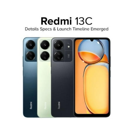 Celular Xiaomi Redmi 13C 256GB 8GB RAM Negro