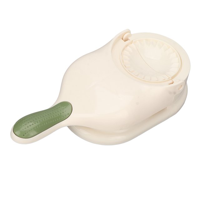 Máquina portátil 2 en 1 para hacer empanadillas, herramienta de cocina para prensar masa, accesorios de cocina, color blanco