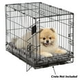 thumbnail image 3 of MidWest Homes for Pets Quiet Time Dog Bed & Crate Mat, Deluxe Ombre Swirl, 18", Gray, 3 of 5