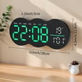 thumbnail image 5 of Unique Bargains 2 Pcs LED Digital Wall Clock with Large Display 11 Inch Multicolor, 5 of 6