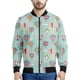 thumbnail image 3 of Nueva chaqueta con estampado 3D de globo de aire de dibujos animados para hombre, primavera otoño 2024, abrigo con cremallera de manga larga, chaqueta de vuelo callejero 6XL, 3 of 4