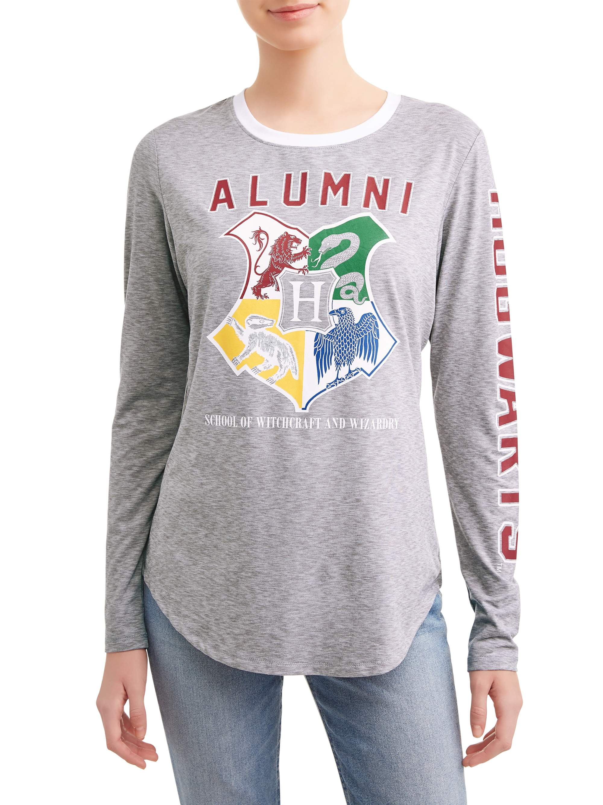Juniors' Graphic Long Sleeve TShirt