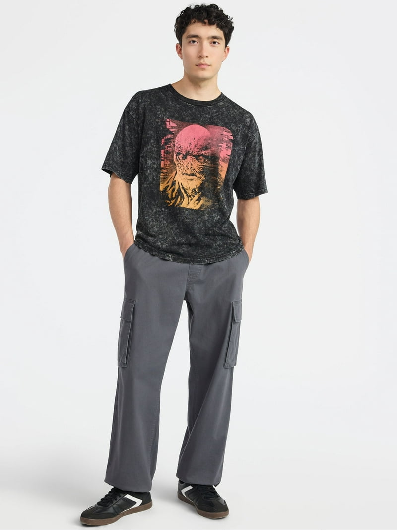 Netflix Stranger Things Vecna Lives Oversized Graphic T-Shirt from