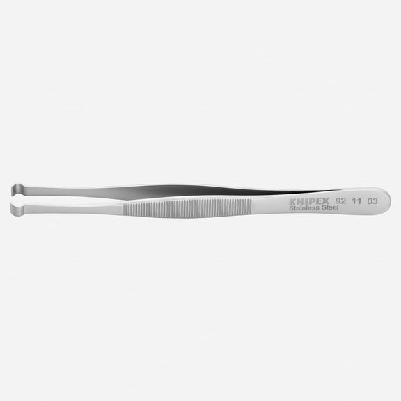 Knipex Stainless Steel Positioning Tweezers, 4.75"