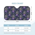 thumbnail image 3 of Bingfone Lavender Flowers Car Windshield Sunshade,Sun Foldable Sun Shield Sun Visor for Car -, 3 of 8