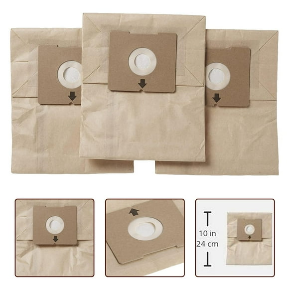3Pcs For Bissell Dust Bag 3-Pack For Zing 4122 Series # 2138425, 213-8425