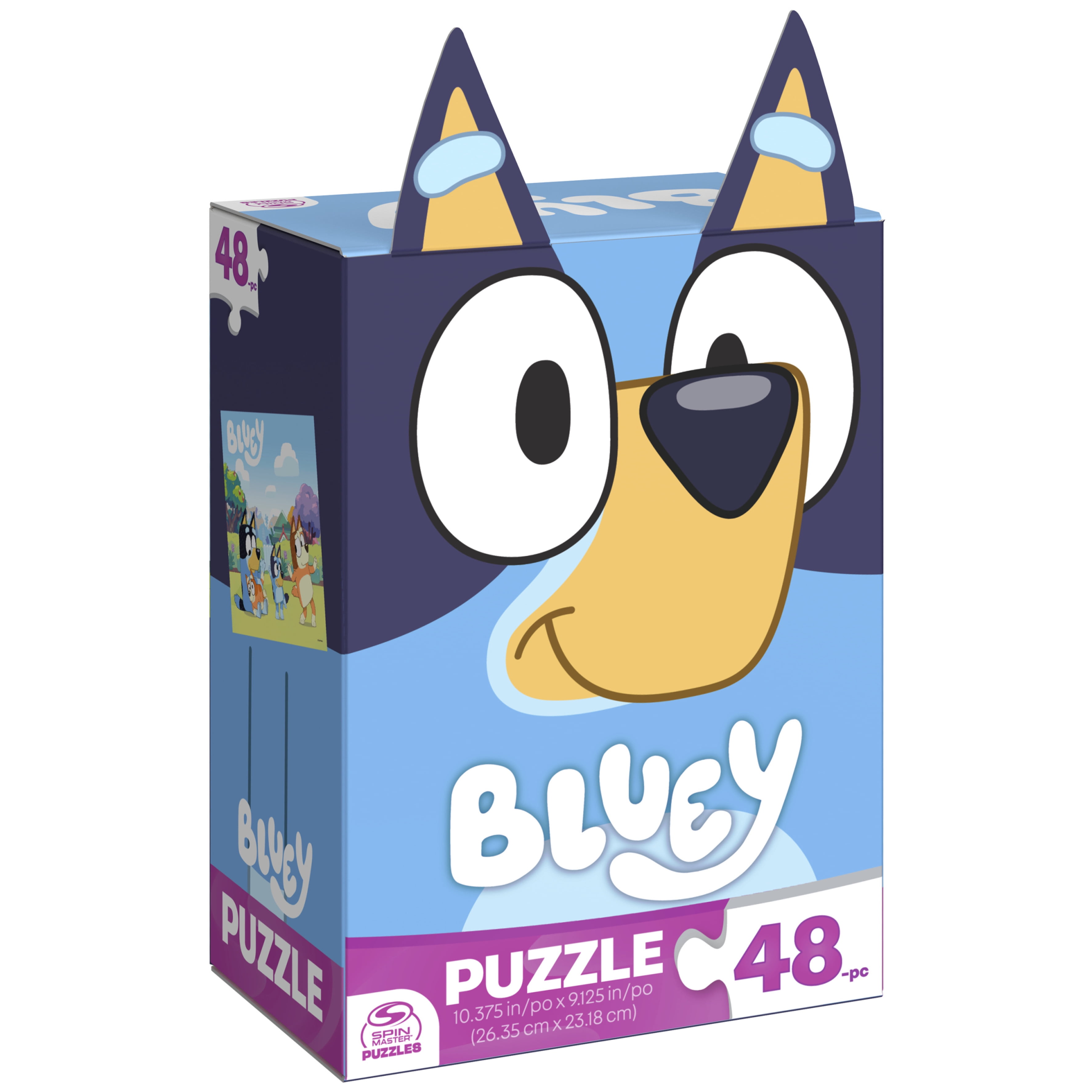 Bluey, 48-Piece Jigsaw Puzzle with Gift Box, for Kids Ages 3 and up