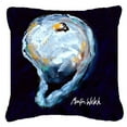 thumbnail image 2 of Carolines Treasures MW1136PW1818 Oyster Give me one Canvas Fabric Decorative Pillow  18H x18W multicolor, 2 of 2