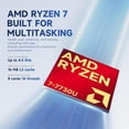 thumbnail image 5 of Dell Inspiron 15 Touchscreen Laptop Computer, Windows 11 Pro, AMD Ryzen 7 7730U, 15.6'' FHD WVA Display, 20GB RAM + 512GB SSD,Wi-Fi 6, Windows 11 Pro, Business & Student Laptop, 5 of 8