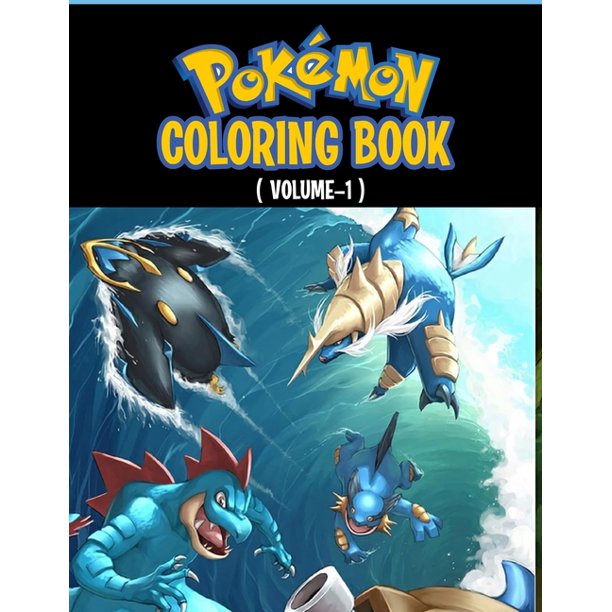 Pokemon Coloring Book : Fun Coloring Pages Featuring Your Favorite