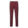 thumbnail image 6 of Beauty-Emily Men's Color Block Double-Breasted Suit Set – Slim Fit Two-Piece Blazer & Pants, Stylish Contrast Formal Suit for Business, Wedding & Party, 6 of 8