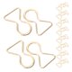 thumbnail image 1 of TABLETREANDS 10Pares Hebillas De Cinturón Decorativas Doradas En Aleación Resistentes Y Fáciles De Usar Para, 1 of 6