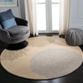 thumbnail image 2 of SAFAVIEH Soho Brisbane Floral Wool Area Rug, Beige/Multi, 3'6" x 5'6", 2 of 10