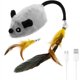 thumbnail image 1 of Herramientas y mejoras para el hogar Juguetes interactivos Ratón móvil Juguetes con control remoto Ratón móvil electrónico Juguetes chirriantes Adecuado para gatos Juego autónomo Ejercicio Un picador, 1 of 4