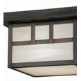 thumbnail image 3 of Meyda Tiffany 51890 Craftsman 14" Wide Flush Mount Square Ceiling Fixture - Brown, 3 of 7