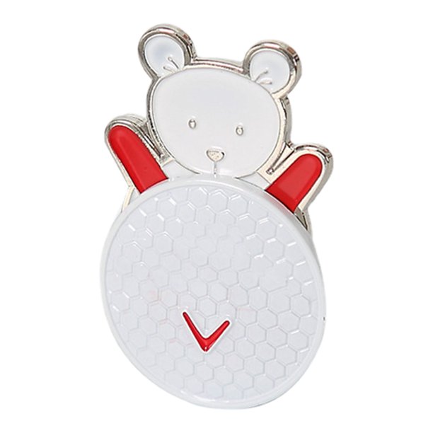 Ankishi Golf Ball Marker Hat Clip Golf Hat Clip with Enamel Cartoon