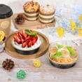 thumbnail image 4 of Mini Ramekins with Lids oz Disposable Aluminum Foil Cake Baking Tins Pans Creme Brulee Tart Pie Tins Silver Small Individual Round Containers Oven for Baking, 4 of 6