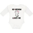 thumbnail image 3 of Inktastic My Memaw Loves Me Girls Girls Long Sleeve Baby Bodysuit, 3 of 5