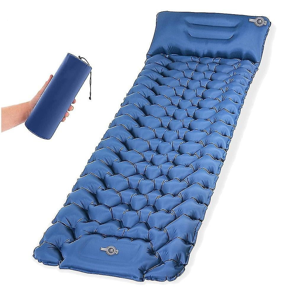 Camping Sleeping Mat Self Inflatable Air Mattress Sleeping Pad Hiking Plemdea Walmart