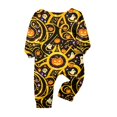 thumbnail image 4 of Matching Halloween Pajamas Set for Whole Family, Breathable Long Sleeve Halloween Family Pajamas with Pumpkin Skull Print, Fun Family Halloween Pajama Set Party, 4 of 4