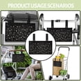 thumbnail image 4 of Jiueut Black Cat Wheelchair Armrest Side Hanging Storage Bag Wheelchair Pouch Back Pocket for Adults Easy to Install Carry Bags for Side of Wheelchair Side Bag for Wheelchair Armrest, 4 of 7