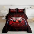 thumbnail image 2 of jejeloiu Kids Gamepad Controller Bedding Comforter Set,Teen Video Game Twin Comforter Sets,Red Gamepad Bedding Set For Boys Girls,Super Cozy Bedroom Decoration Reversible,2pcs, 2 of 8