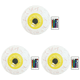 thumbnail image 1 of Luces globo ocular Halloween LED inflable para jardín patio (40 cm-1 pieza) Amarillo, 1 of 4