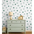 thumbnail image 2 of S4Sassy Hand-Drawn Polka Dot Wallpaper- Green Wall Covering, 25" X 120" Self-Adhesive Textured Vinyl Wallpaper, Wallwrap, Easy Diy Wall Covering For Kids Bedroom, Room Decor, Playroom, 2 of 9