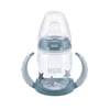 NUK Tritan Learner Sippy Cup, 5 ounce, Gray Stars, 1 Pack