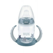 NUK Tritan Learner Sippy Cup, 5 ounce, Gray Stars, 1 Pack