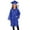 A-Blue417, variant on Toddler Girls Outfits Sets Graduation Gown And Cap For Kids Girls Doctoral Robe With Pockets Teens Clothing
