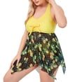 thumbnail image 5 of Tejiojio Plus Size Swimming Suits for Women Clearances Ladies' Plus Size Split Swimwear Fashion Funny Swimsuit Bikini Set Two Piece Suit, 5 of 9