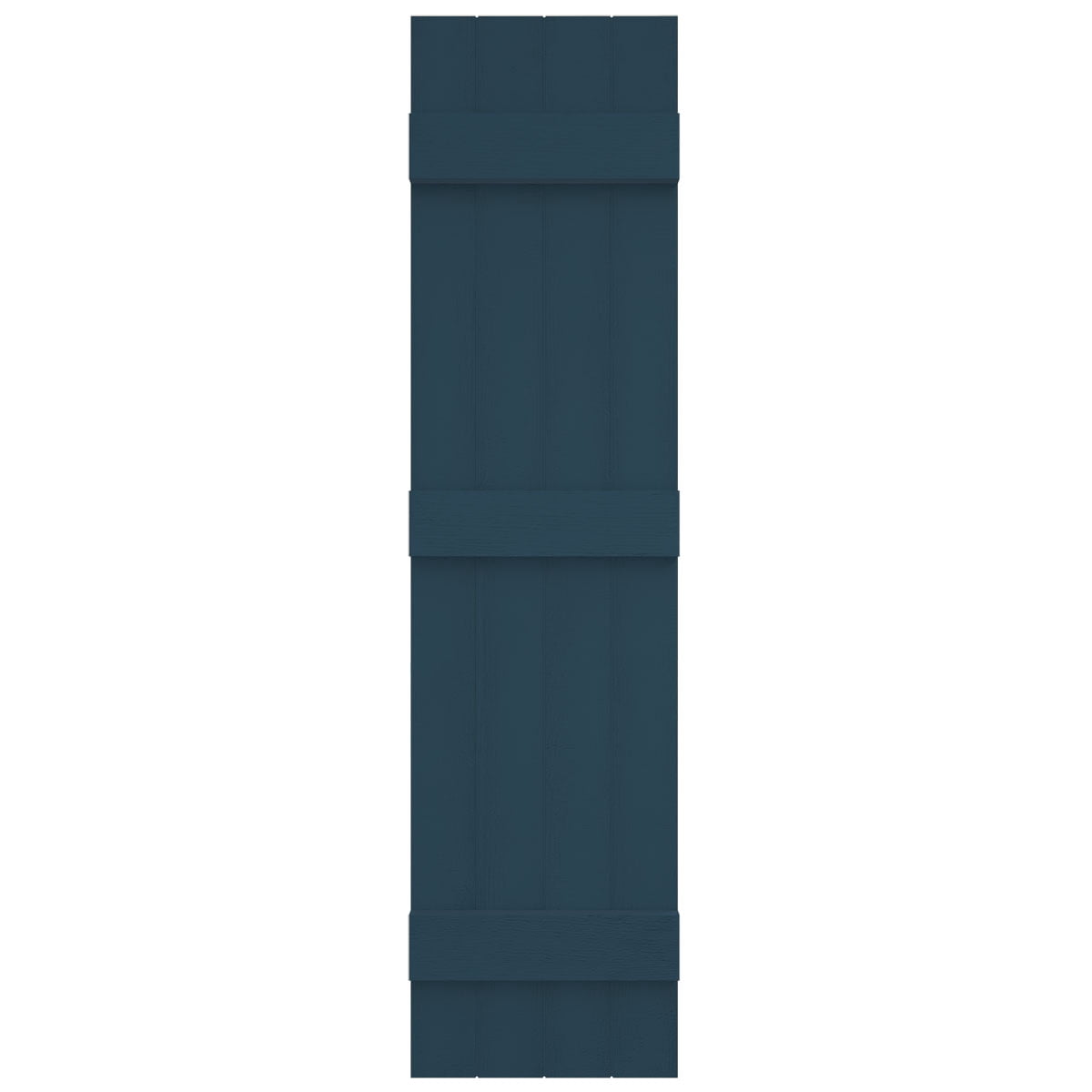 14"W x 59"H Mid-America Vinyl, Standard Size Four Board Joined Shutters, w/Installation Shutter-Lok's & Matching Screws, 036 - Classic Blue