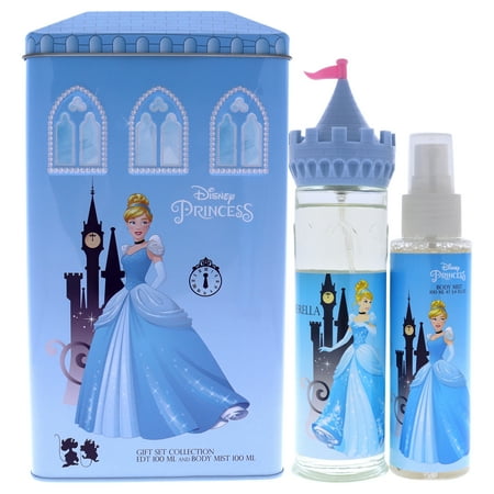 Cinderella by Disney for Kids - 2 Pc Gift Set 3.4oz EDT Spray, 3.4oz ...