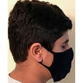 thumbnail image 4 of Pack of 5 Made in USA Fashion 2 Layer Protective Face Masks Unisex Washable Cotton Mask Hand Made… (black), 4 of 4