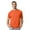 Orange, variant on Gildan Unisex Short Sleeve T-Shirt 100% Polyester Breathable Modern Classic Fit Tee (Navy, S)